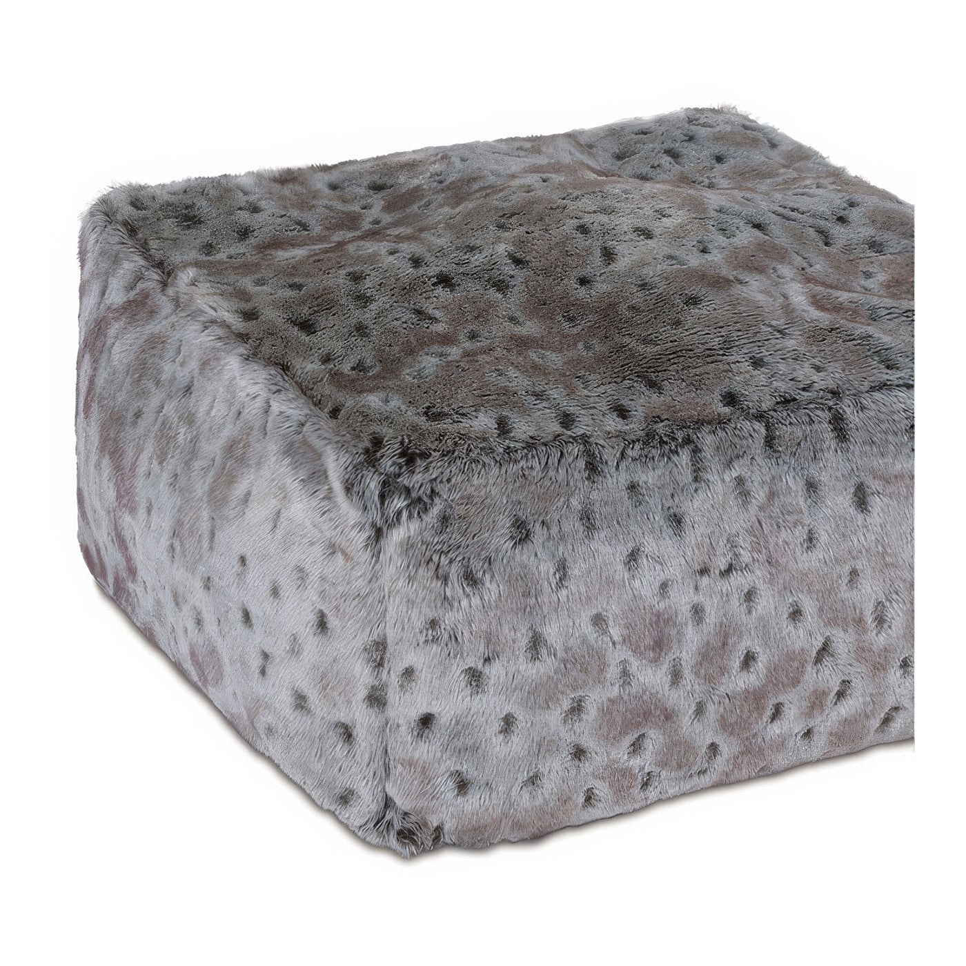 Pouf en fausse fourrure Arctic Lynx