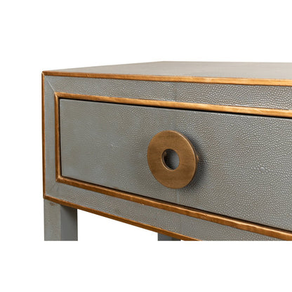 Art Deco Grey Nightstand