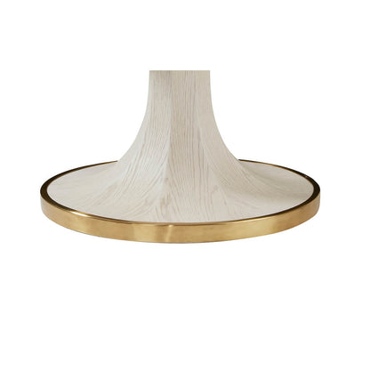 Table centrale blanche Art déco