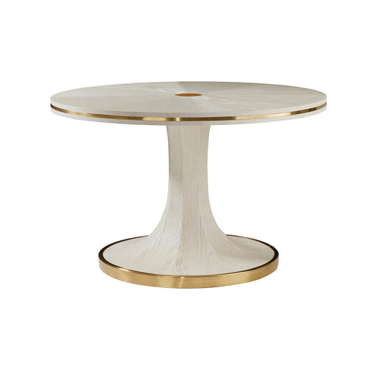 Table centrale blanche Art déco