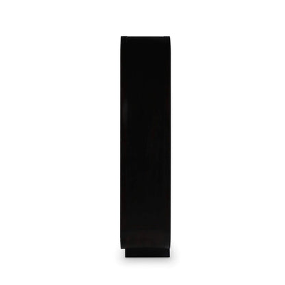 Bibliothèque ouverte moderne scandinave noire et blanche