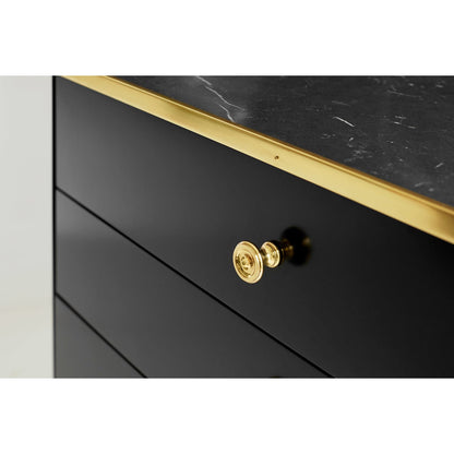 Black Mid Century Nightstand