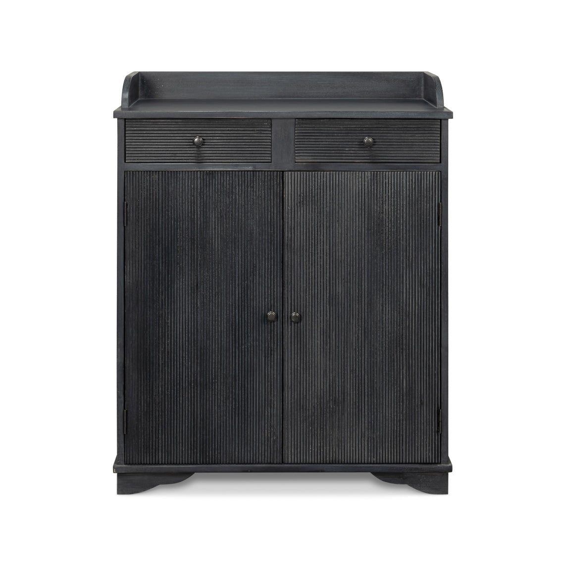 Armoire en pin noir récupéré