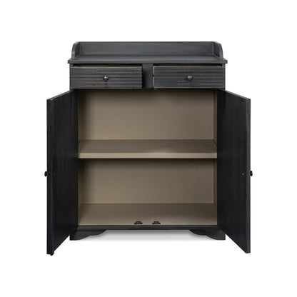 Armoire en pin noir récupéré