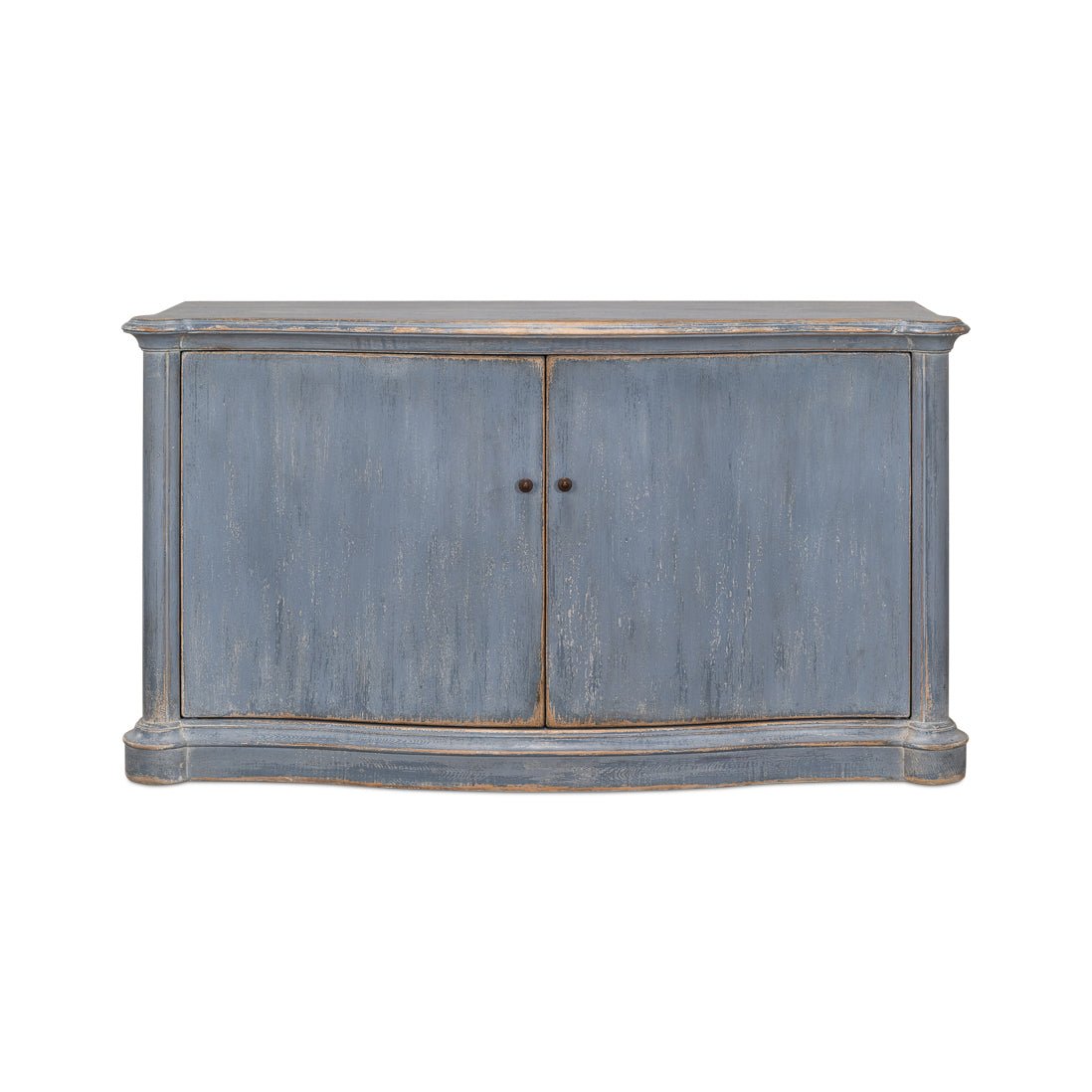Buffet campagnard peint en bleu