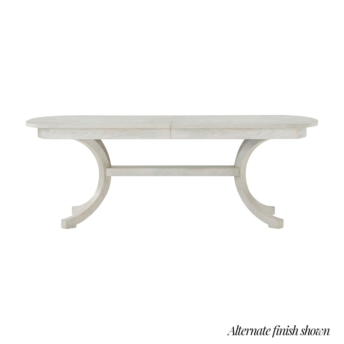 Table à manger côtière en chêne brun 