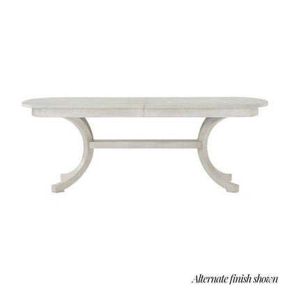 Table à manger côtière en chêne brun 