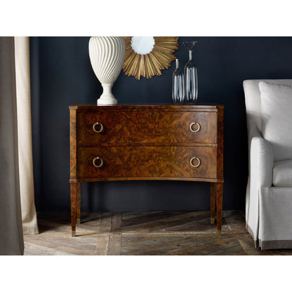 Burl Walnut Chest of Drawers