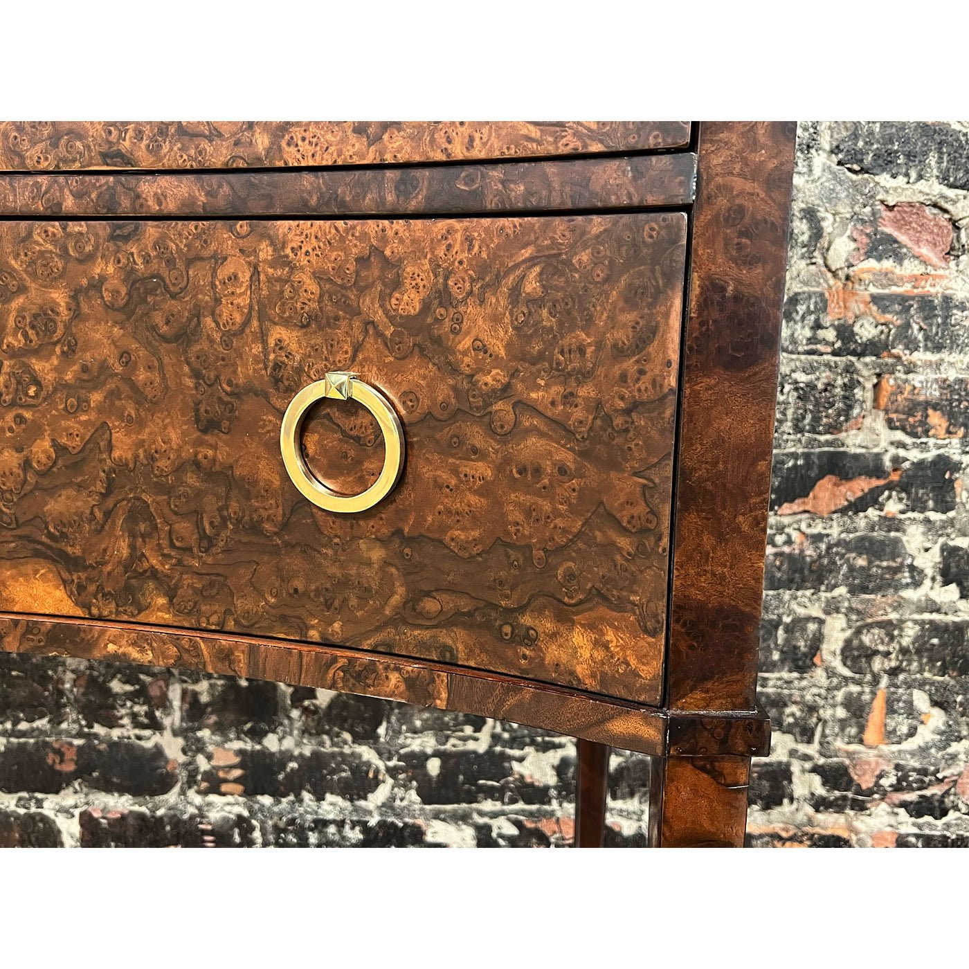 Burl Walnut Chest of Drawers