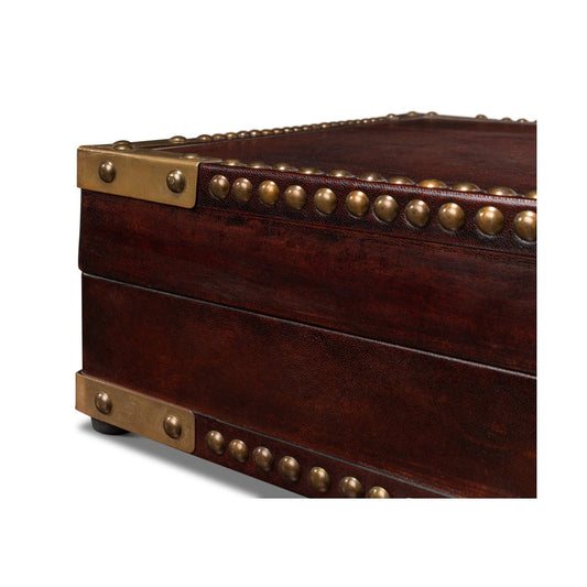Coffret en cuir de style campagne