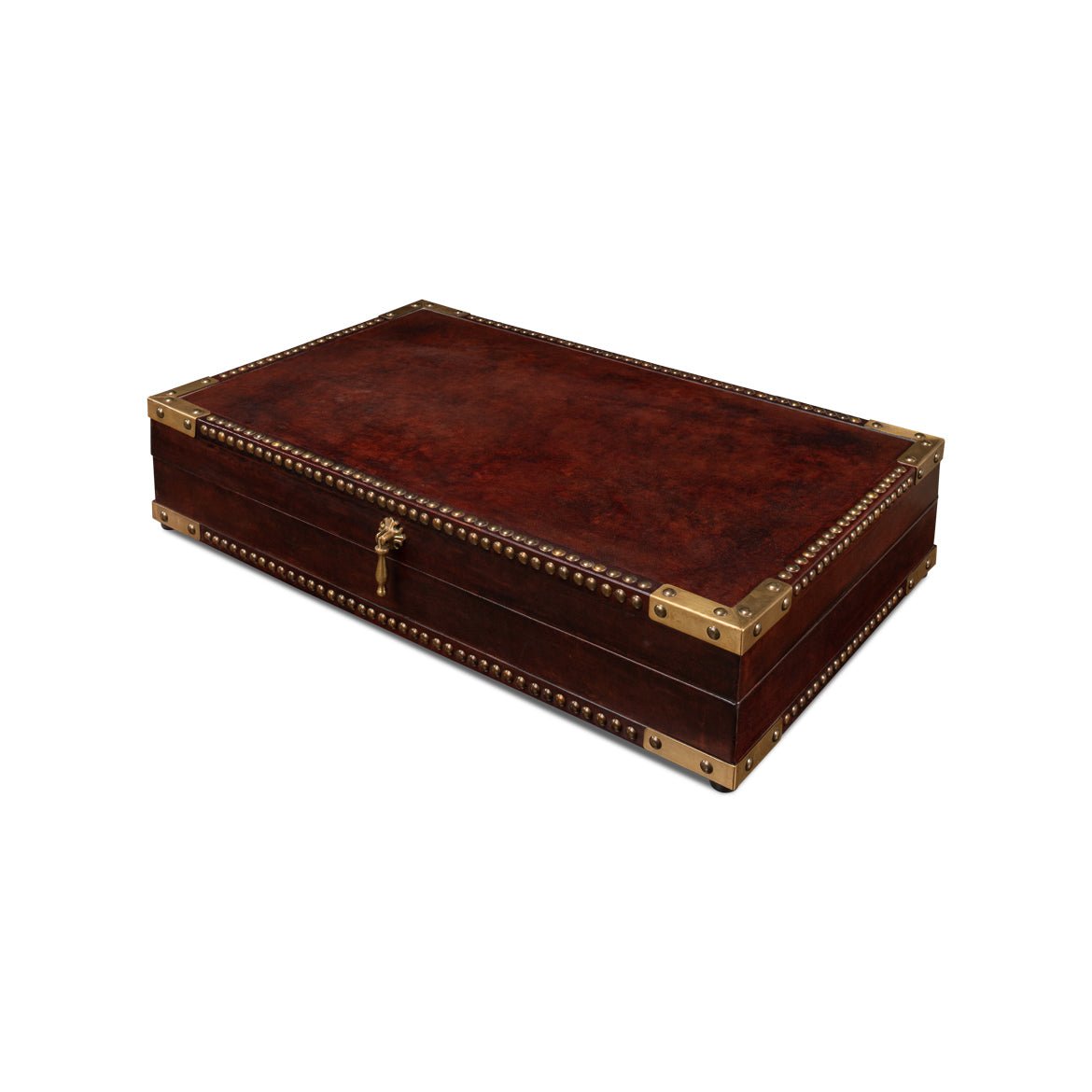 Coffret en cuir de style campagne