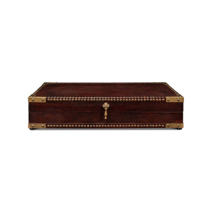 Coffret en cuir de style campagne
