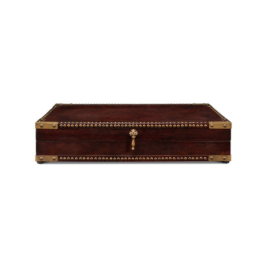 Coffret en cuir de style campagne