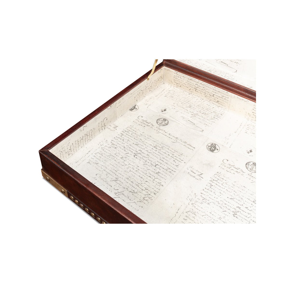 Coffret en cuir de style campagne