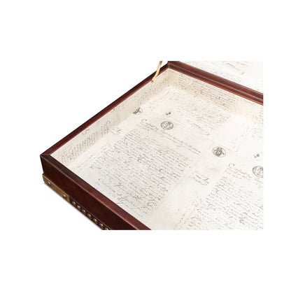 Coffret en cuir de style campagne