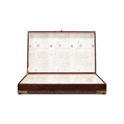 Coffret en cuir de style campagne