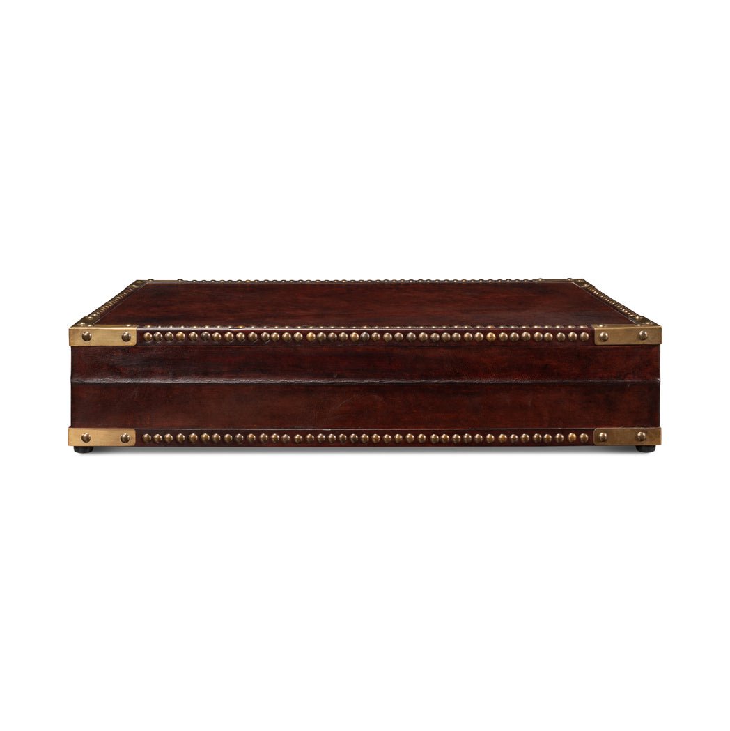 Coffret en cuir de style campagne