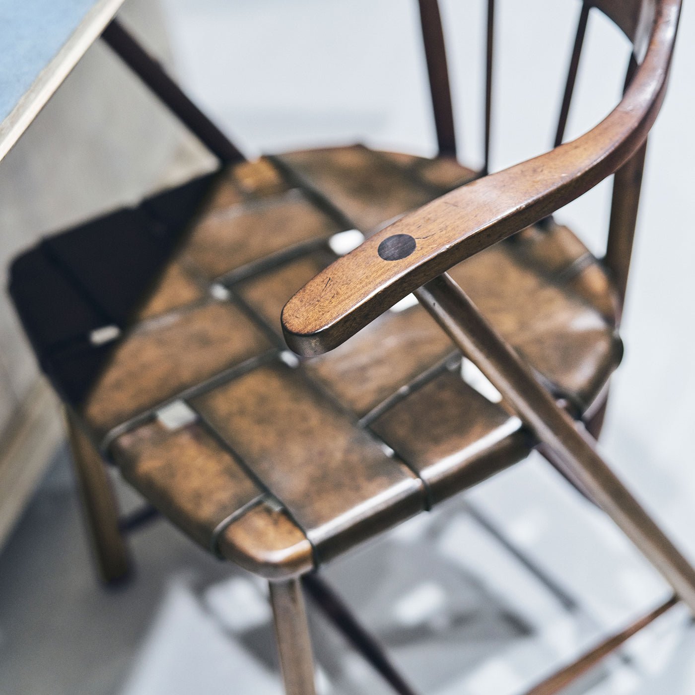 Captain's Armchair - Walnut Finish