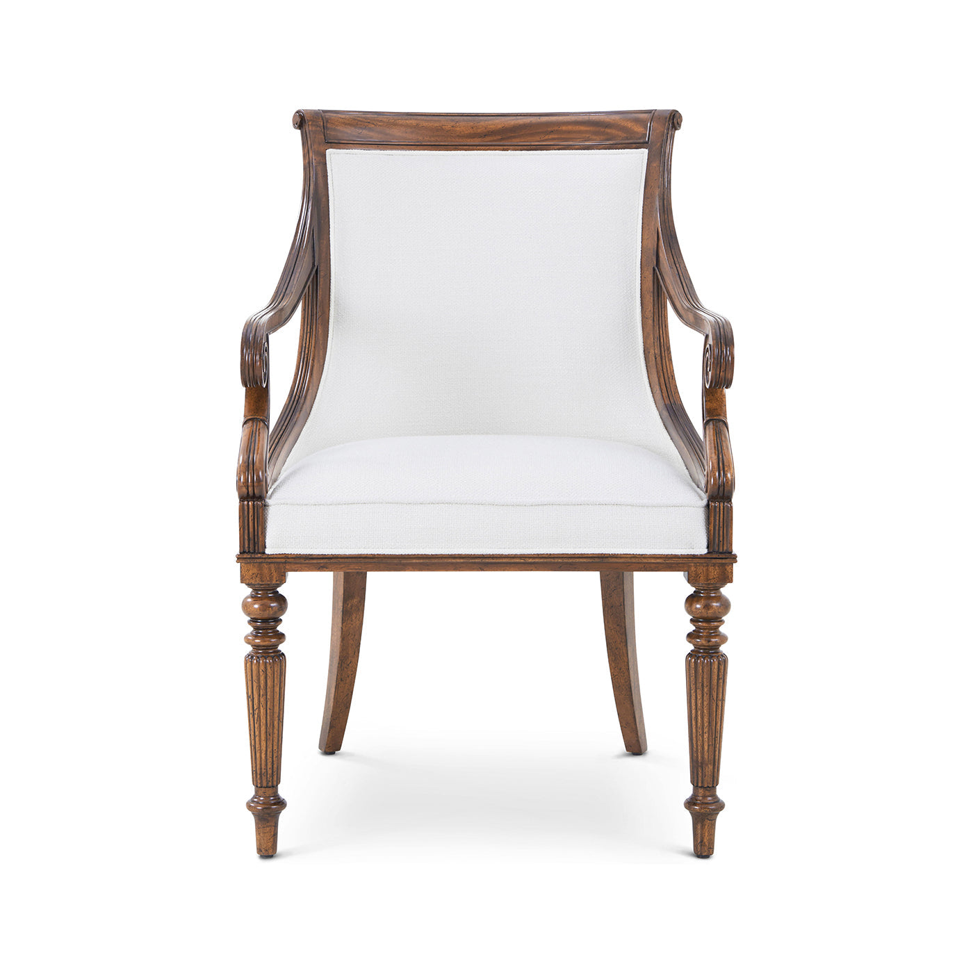 Fauteuil de salle à manger Regency en acajou