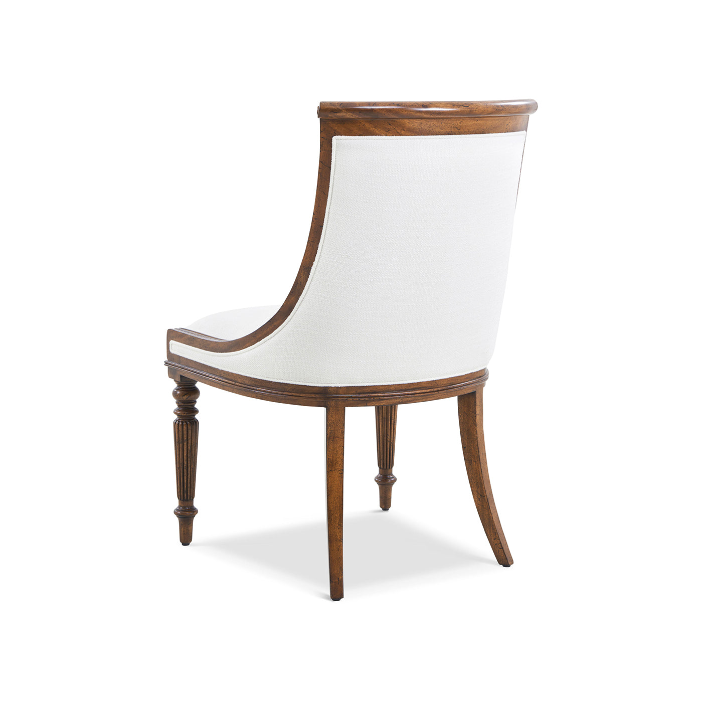 Chaise de salle à manger en acajou Regency