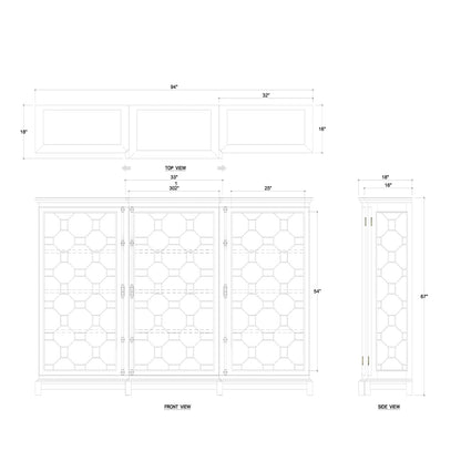 Vitrine Chippendale