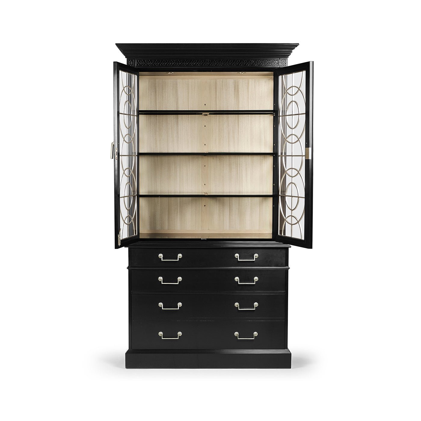 Classic Black Display Cabinet