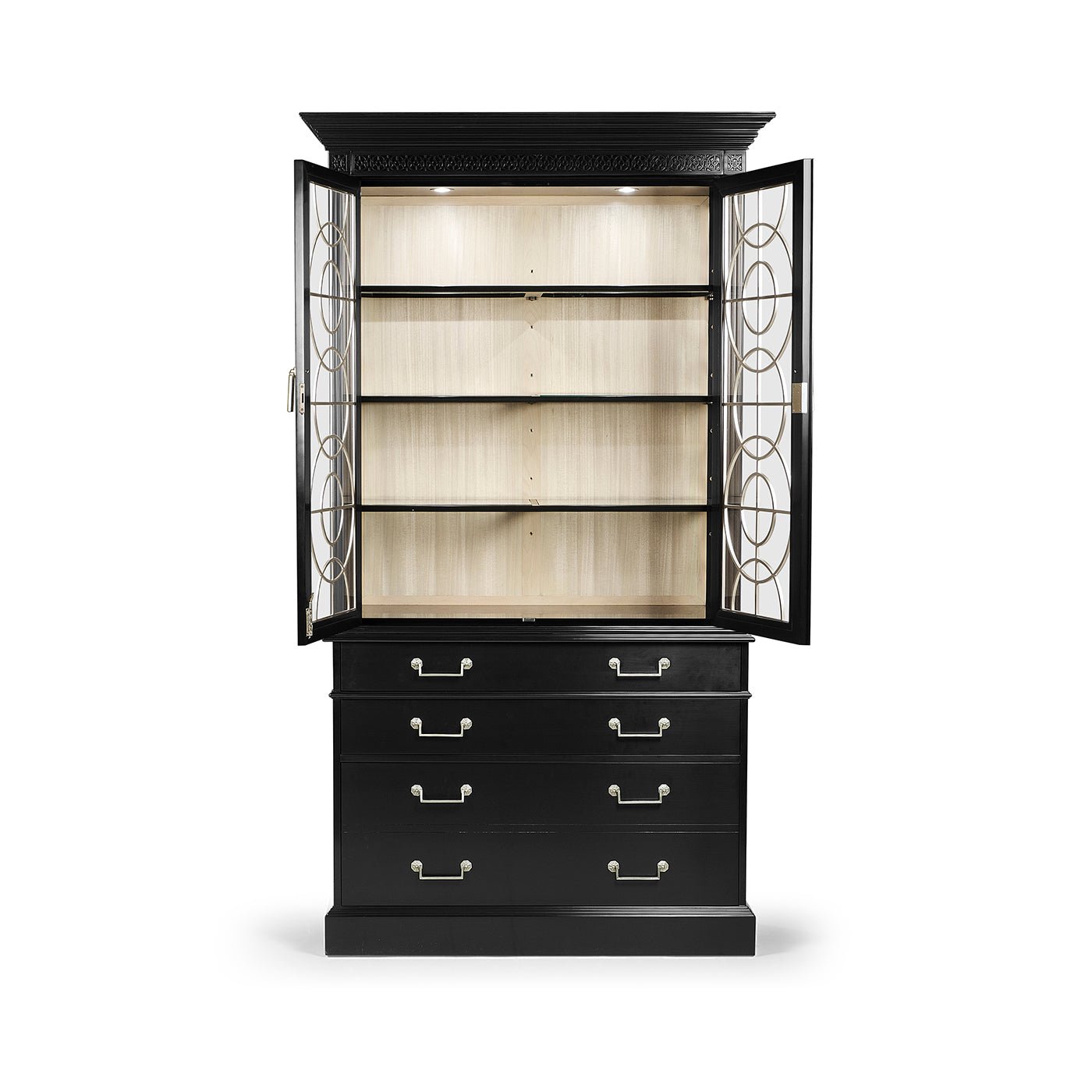 Classic Black Display Cabinet