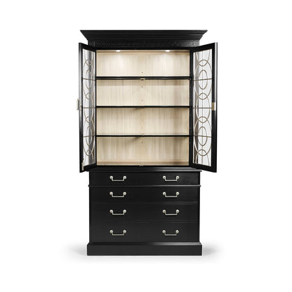 Classic Black Display Cabinet