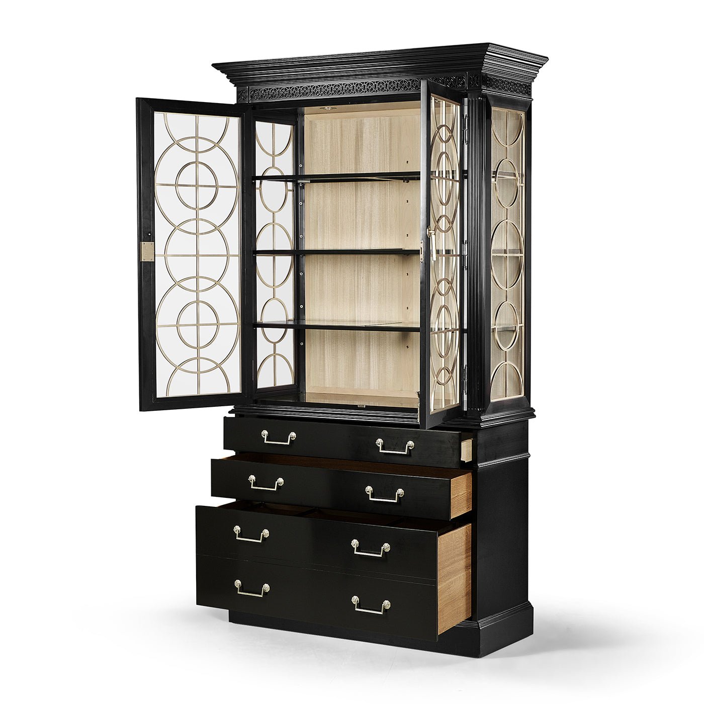 Classic Black Display Cabinet