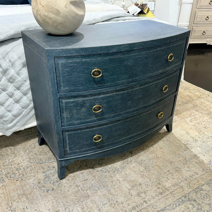 Classic Blue Painted Bedside Chest