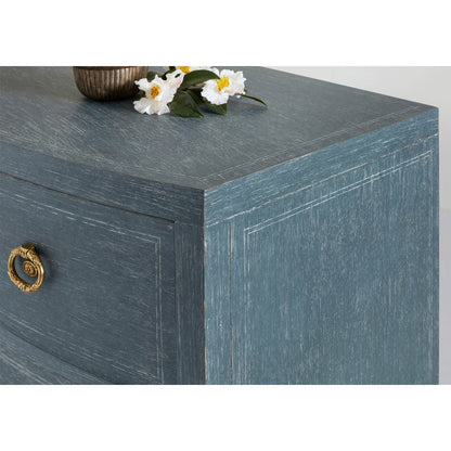 Classic Blue Painted Bedside Chest