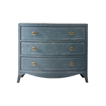 Classic Blue Painted Bedside Chest