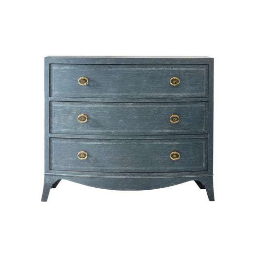 Classic Blue Painted Bedside Chest