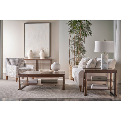 Table d'appoint classique marron 