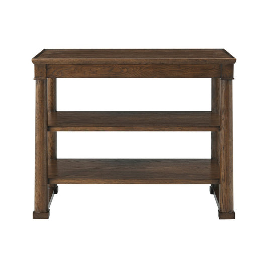 Table d'appoint classique marron 