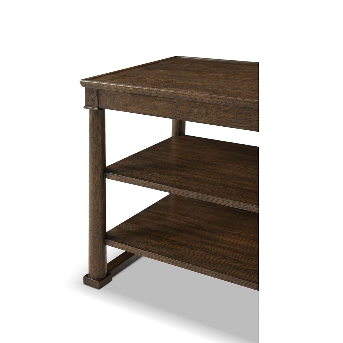 Table d'appoint classique marron 