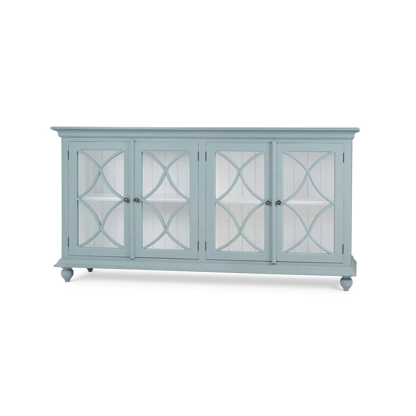 Buffet classique à quatre portes - Bleu givré