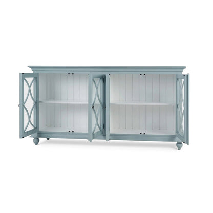 Buffet classique à quatre portes - Bleu givré