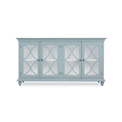 Buffet classique à quatre portes - Bleu givré