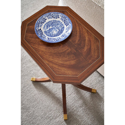 Table d'appoint octogonale classique 