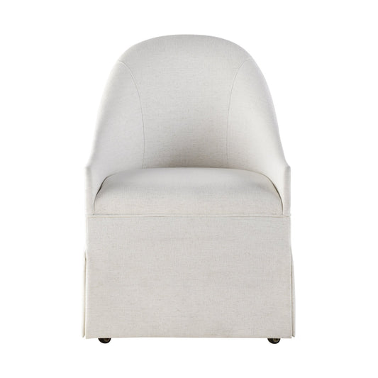 Chaise de salle à manger classique à jupe