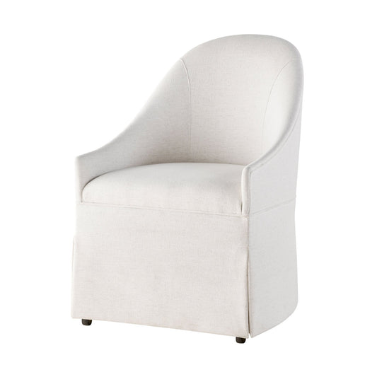 Chaise de salle à manger classique à jupe