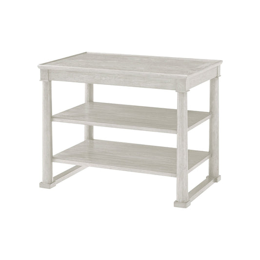 Table d'appoint blanche classique 