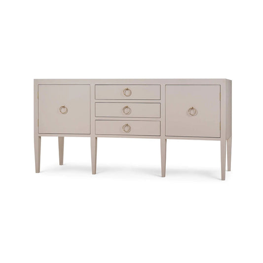 Buffet moderne concave - Lin crème