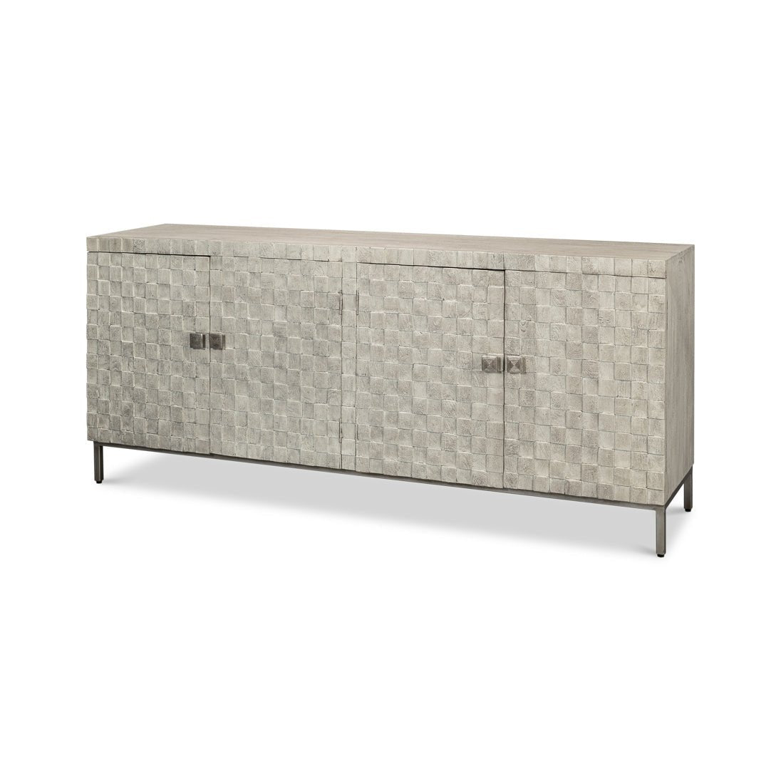 Buffet cubiste à quatre portes