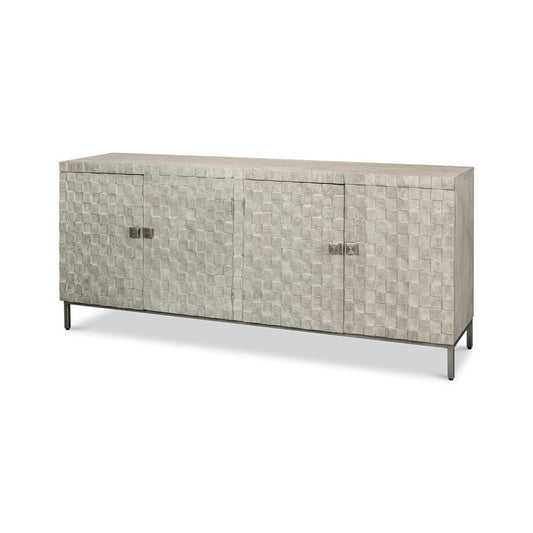 Buffet cubiste à quatre portes