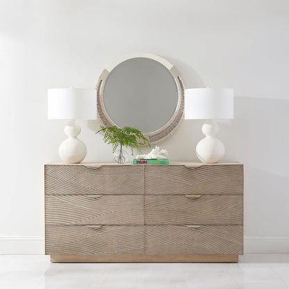 Danish Cord Organic Modern Mirror