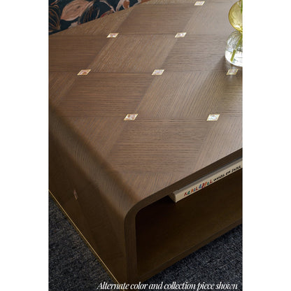 Table d'appoint cascade Dark Hollywood Regency