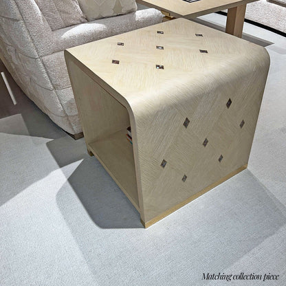 Table d'appoint cascade Dark Hollywood Regency