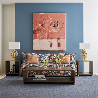 Table d'appoint cascade Dark Hollywood Regency